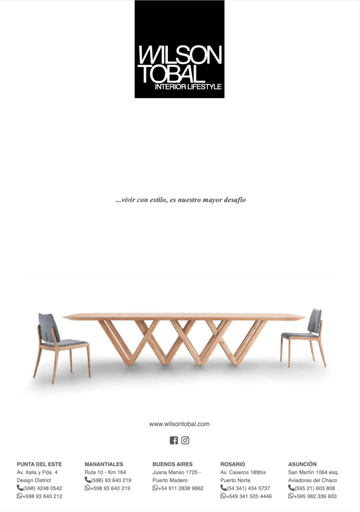 Wilson Tobal, Interiorismo y Decoración, Punta del Este